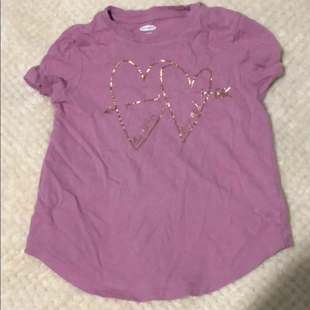 Girls - light purple t shirt